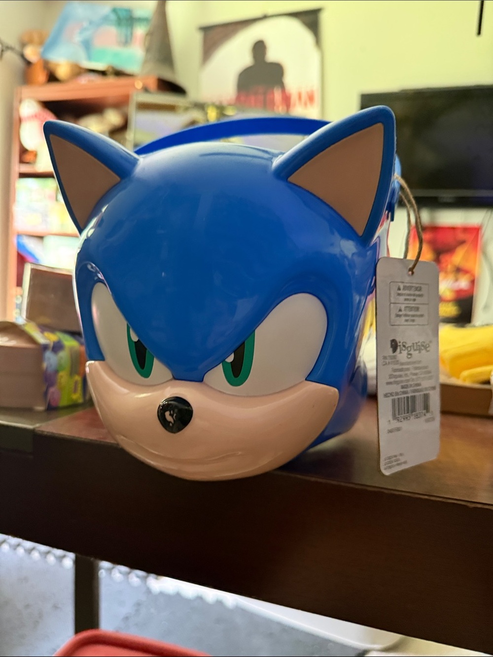 Disguise Sonic Blue Trick-or-Treat Candy Bucket